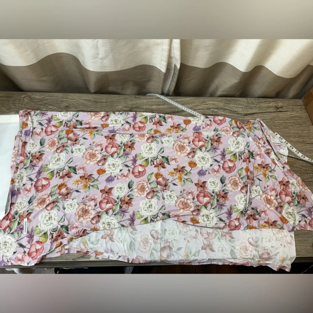 Posh Peanut light purple floral‎ print swaddle